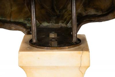 American Bronze Sculpture Bust Percy Shelley 1912 by William Partridge