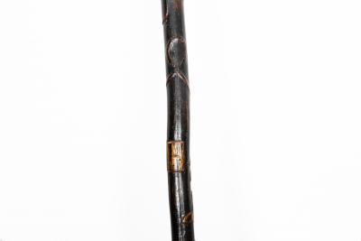 American Carved Folk Art Masonic Walking Stick Cane