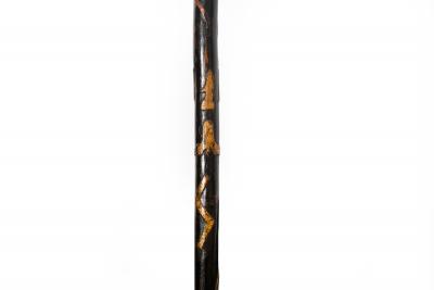 American Carved Folk Art Masonic Walking Stick Cane