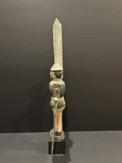 American Carved and Painted whirligig soldier 
