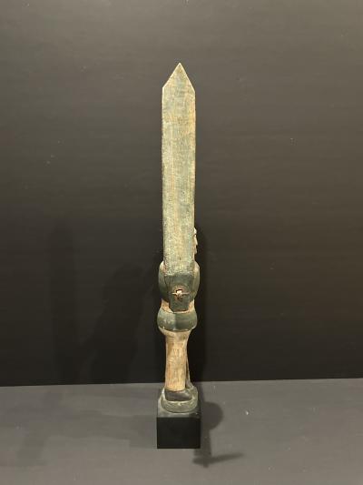 American Carved and Painted whirligig soldier 