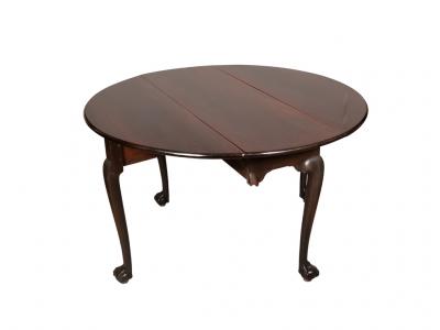 American Chippendale Mahogany Dropleaf Table