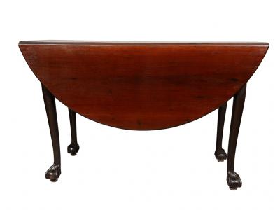 American Chippendale Mahogany Dropleaf Table