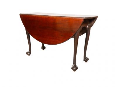 American Chippendale Mahogany Dropleaf Table