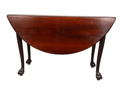 American Chippendale Mahogany Dropleaf Table