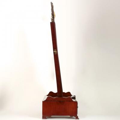 American Chippendale Mahogany Shaving Mirror circa 1790