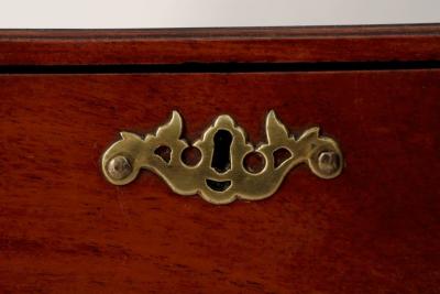 American Chippendale Mahogany Shaving Mirror circa 1790