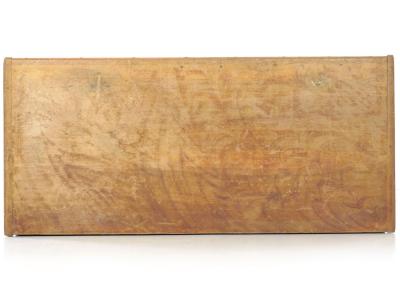 American Chippendale Red Faux Grain Painted Blanket Chest of Drawers circa 1800