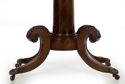 American Classical Birch Card Table circa 1830 50