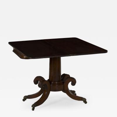 American Classical Birch Card Table circa 1830 50