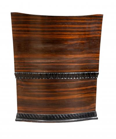 American Classical Revival Macassar Ebony Throne Chair From The Frick Estate