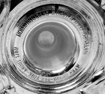 American Colonial Sterling Silver Candlesticks After Myer Myers