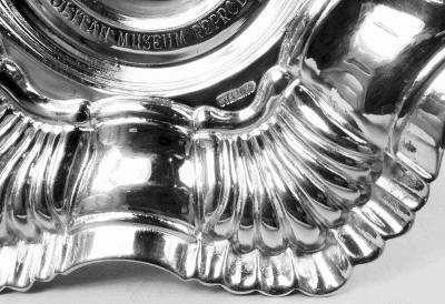 American Colonial Sterling Silver Candlesticks After Myer Myers