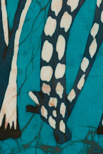 American Contemporary Abstract Painting of a Black and White Polka Dot Giraffe