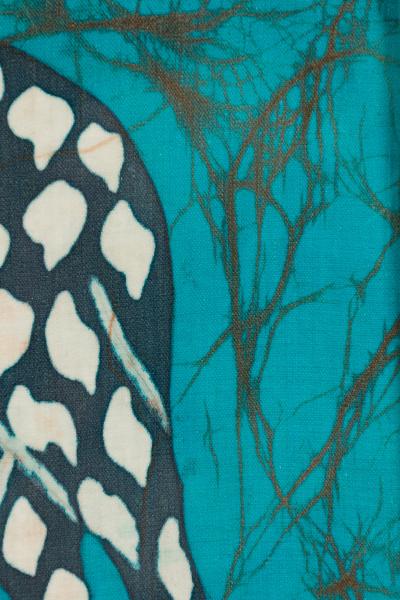 American Contemporary Abstract Painting of a Black and White Polka Dot Giraffe