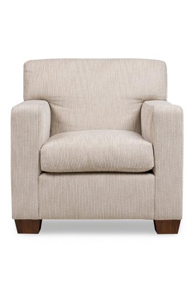 American Contemporary Beige Textured Club Chair