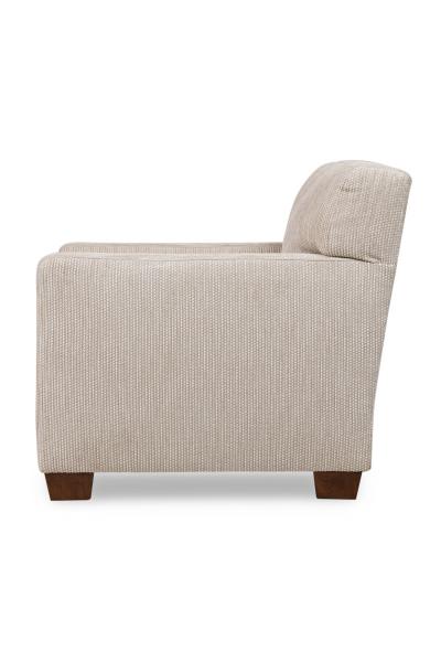 American Contemporary Beige Textured Club Chair