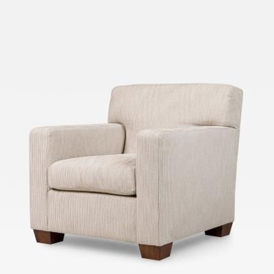 American Contemporary Beige Textured Club Chair