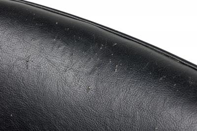 American Contemporary Black Leather Side Chair