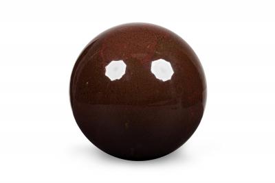 American Contemporary Brown Ceramic Sphere
