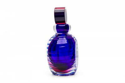 American Contemporary Colored Crystal Perfume Bottle