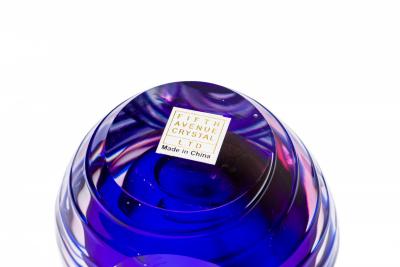 American Contemporary Colored Crystal Perfume Bottle