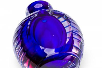 American Contemporary Colored Crystal Perfume Bottle
