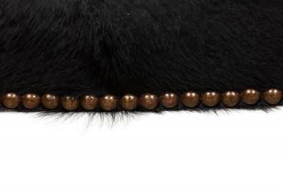 American Contemporary Custom Made Horse Leg Saddle Stool Bench
