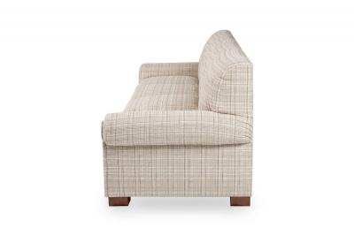 American Contemporary Four Seat Sofa With Rolled Arms