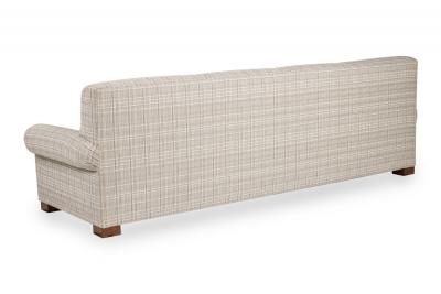 American Contemporary Four Seat Sofa With Rolled Arms