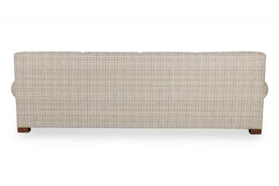 American Contemporary Four Seat Sofa With Rolled Arms