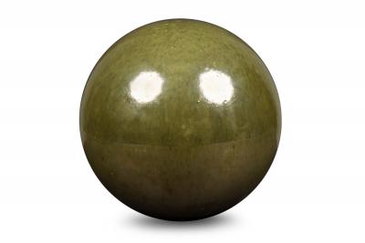 American Contemporary Green Ceramic Sphere