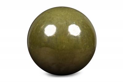 American Contemporary Green Ceramic Sphere