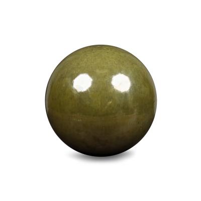 American Contemporary Green Ceramic Sphere