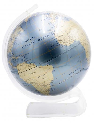 American Contemporary Metal Globe