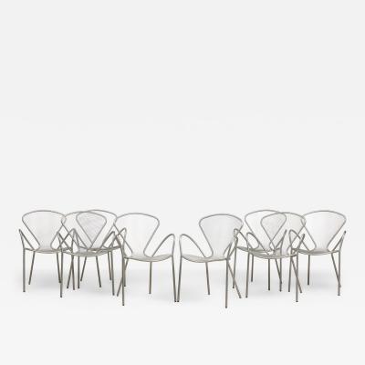 American Contemporary Steel Mesh Stackable Chairs