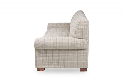 American Contemporary Three Seat Sofa With Rolled Arms