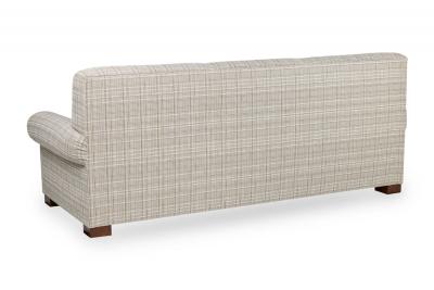 American Contemporary Three Seat Sofa With Rolled Arms