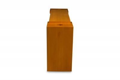 American Contemporary Walnut and Bleached Mahogany Console