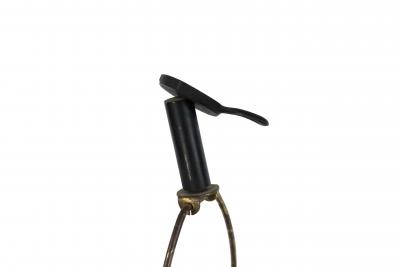 American Country Black Iron Stove Table Lamp