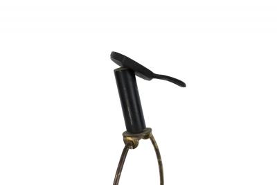 American Country Black Iron Stove Table Lamp