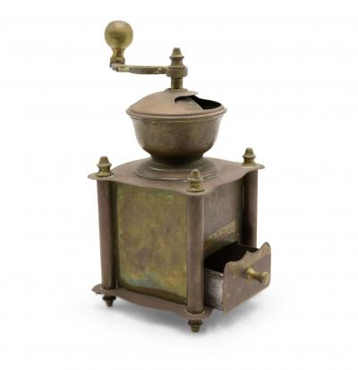 American Country Brass Coffee Grinder