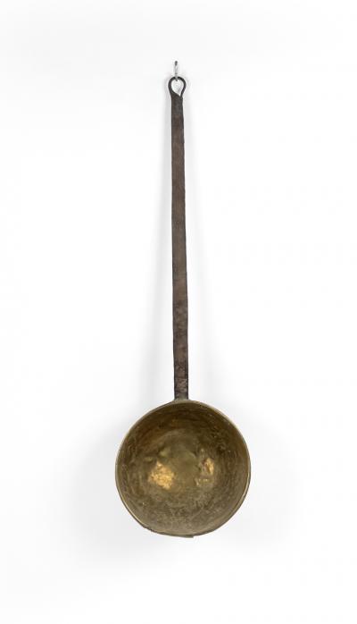 American Country Brass and Iron Ladle