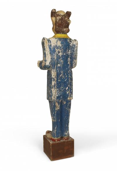 American Country Carved Wooden Clown