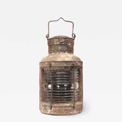American Country Iron and Glass Ships Lantern