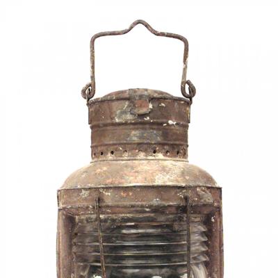 American Country Iron and Glass Ships Lantern