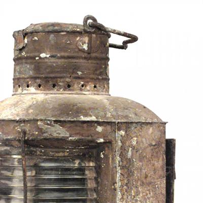 American Country Iron and Glass Ships Lantern