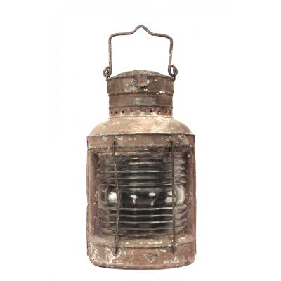 American Country Iron and Glass Ships Lantern