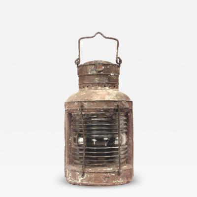 American Country Iron and Glass Ships Lantern