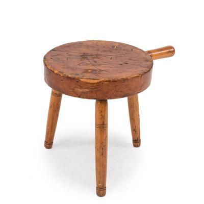 American Country Maple Milking Stool